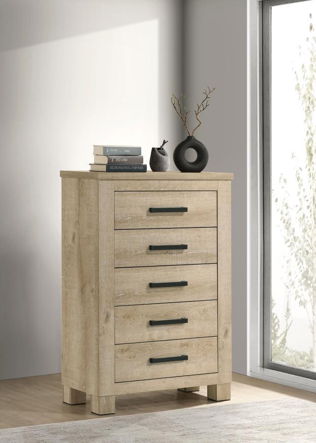 Oakglen 5-Drawer Bedroom Chest of Drawers