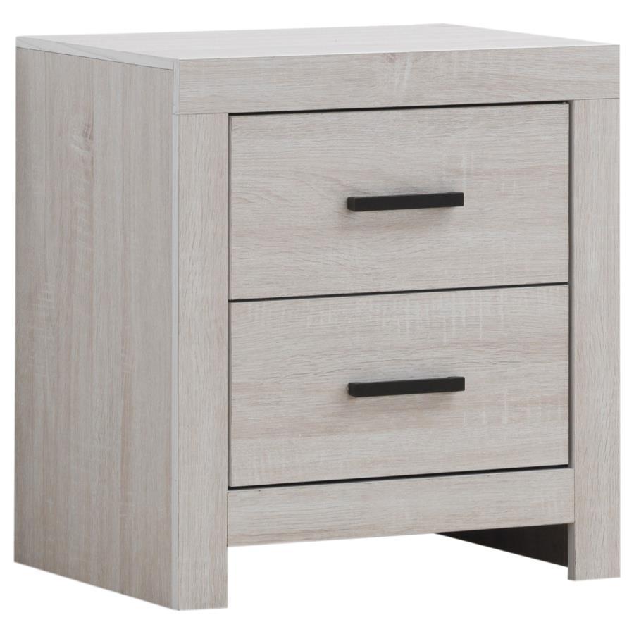 Brantford 2-Drawer Nightstand – Modern Bedroom Side
