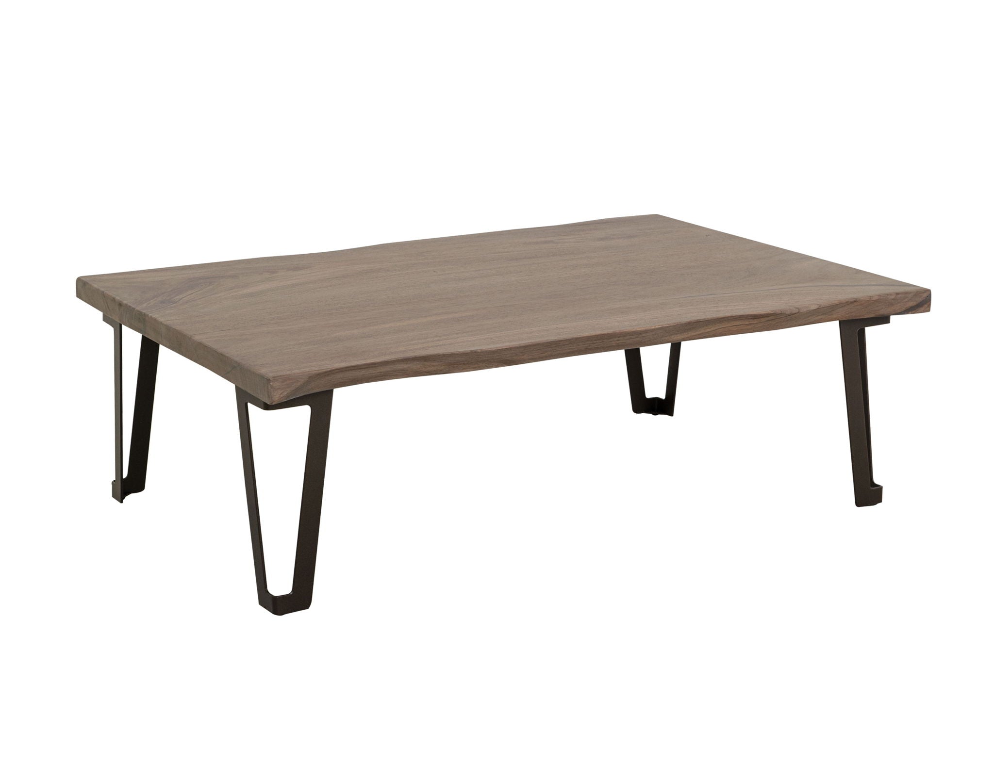 Natural Parota Cocktail Table in Cappuccino Brown