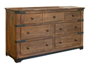 Parota Dresser – Cinnamon Brown, 7-Drawer
