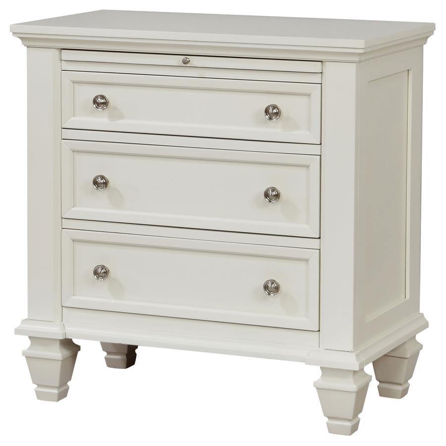 Sandy Beach 3-Drawer Nightstand