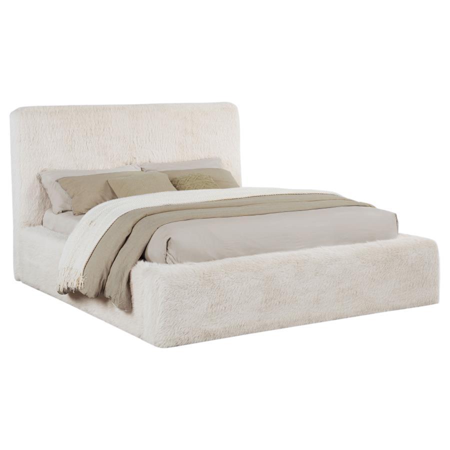 Rebecca Faux Fur Upholstered Bed