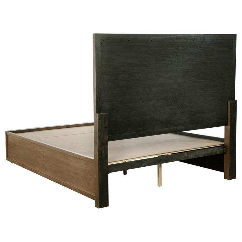 Terrace 2-Drawer Storage Bed in Ash Brown