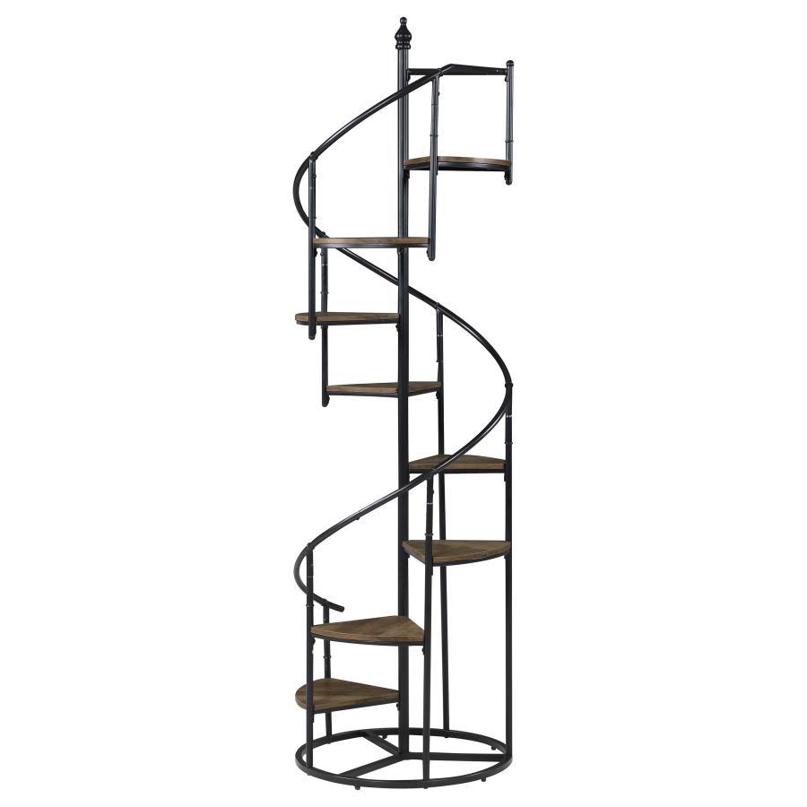 Roseglen 8-Shelf Staircase Bookshelf