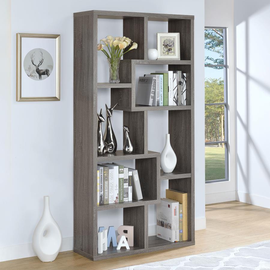 Theo 7-Shelf Bookshelf