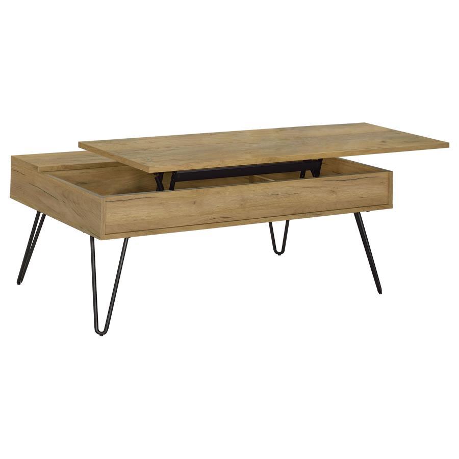 Fanning Engineered Wood Lift Top Coffee Table