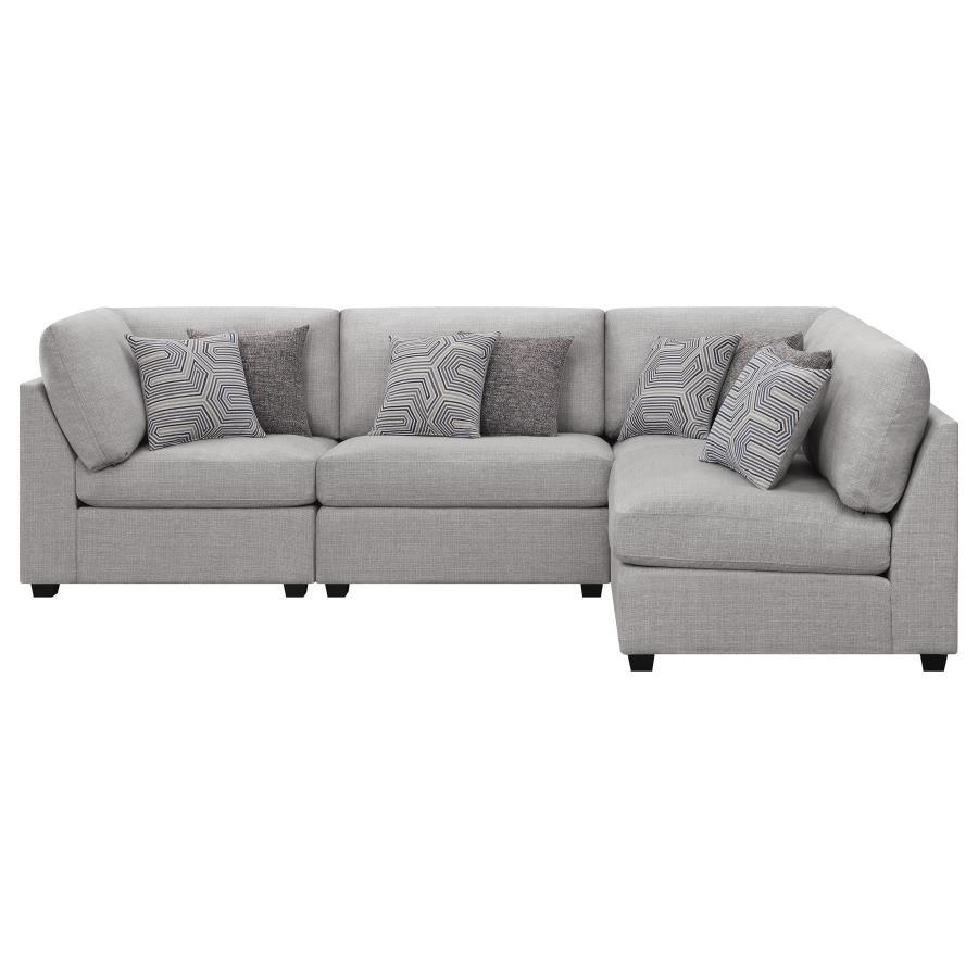 Cambria 4-Piece Upholstered Modular Sectional Sofa