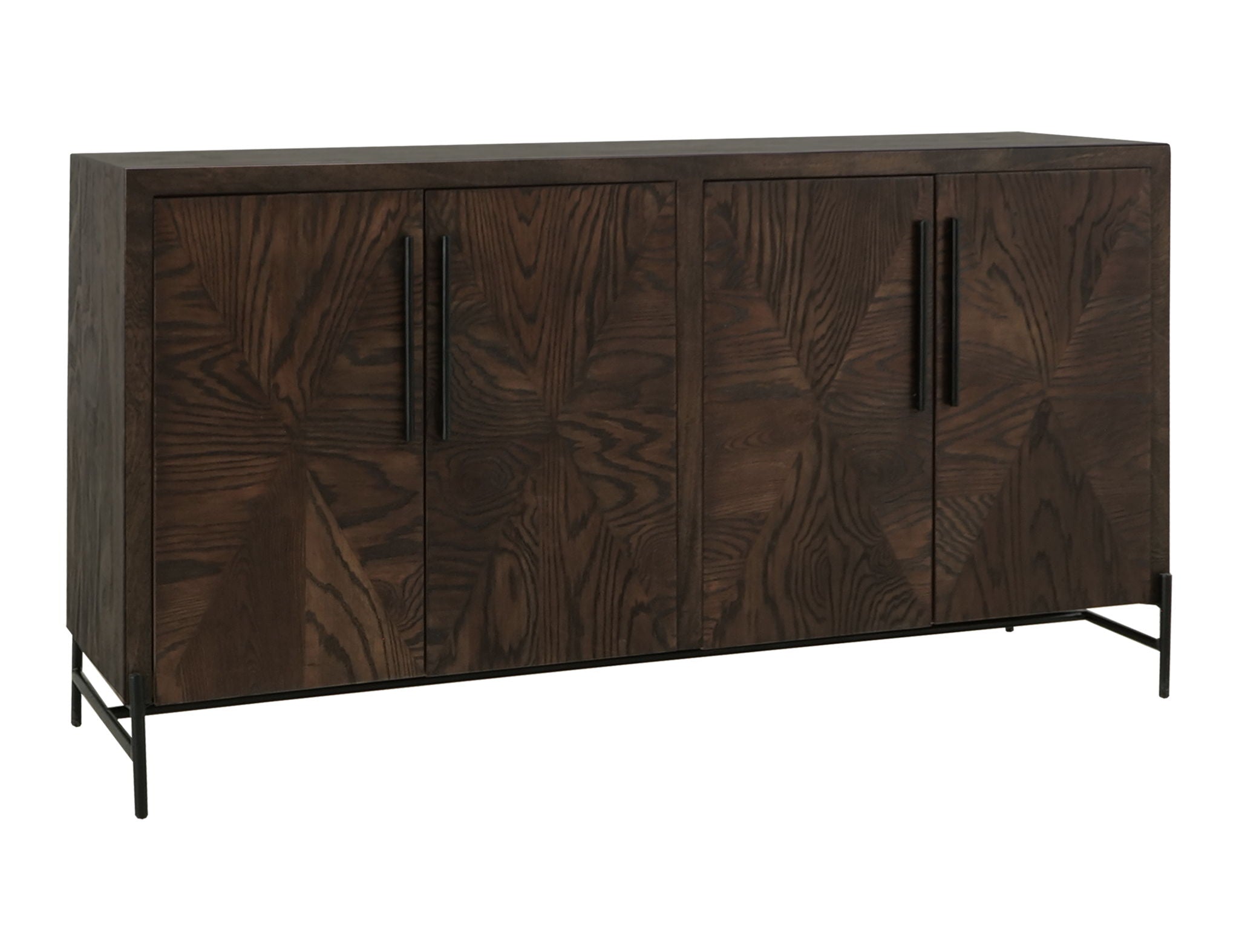Verona 4-Door Console – Deep Forest Brown