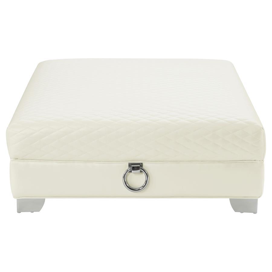 Chaviano Square Upholstered Ottoman