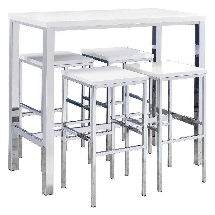 Natividad 5 Piece Pub Height Bar Table Set