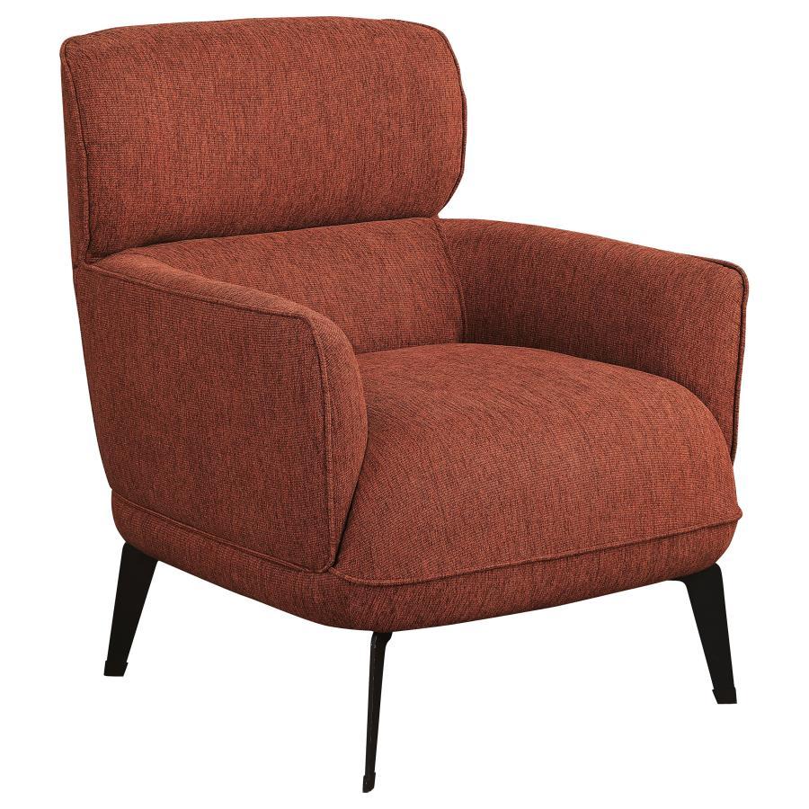 Andrea - Upholstered Crescent Arm Accent Chair