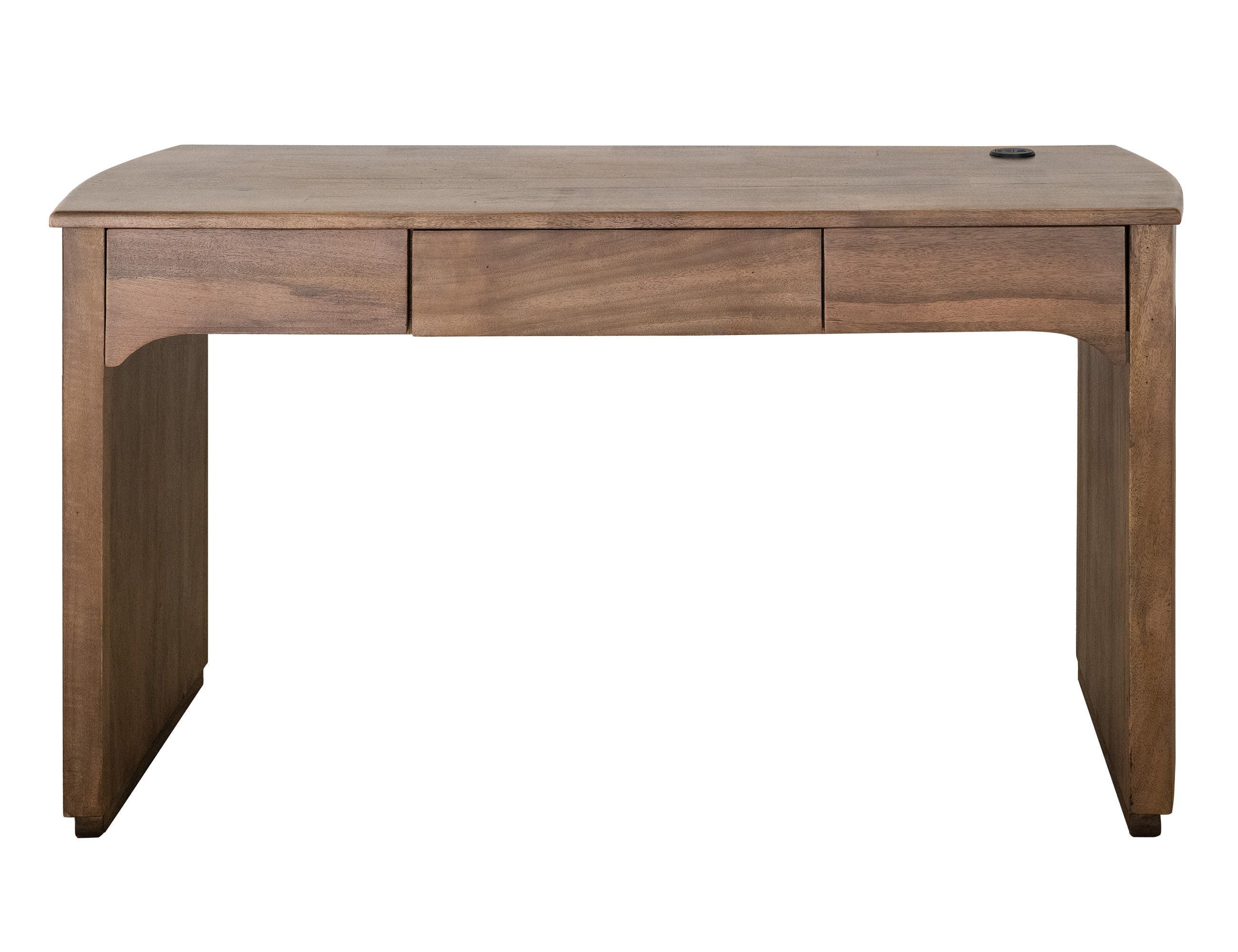 ezquite Desk – Handcrafted Mango Wood 3-Drawer Workspace