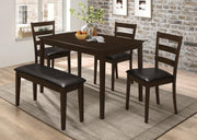 5-Piece Rectangular Dining Table Set