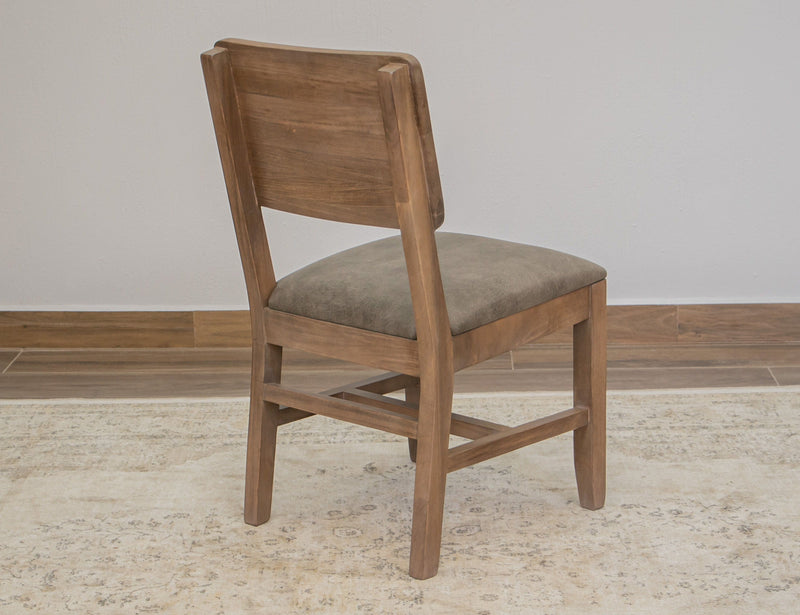 Natural Parota Dining Chair Set of 2