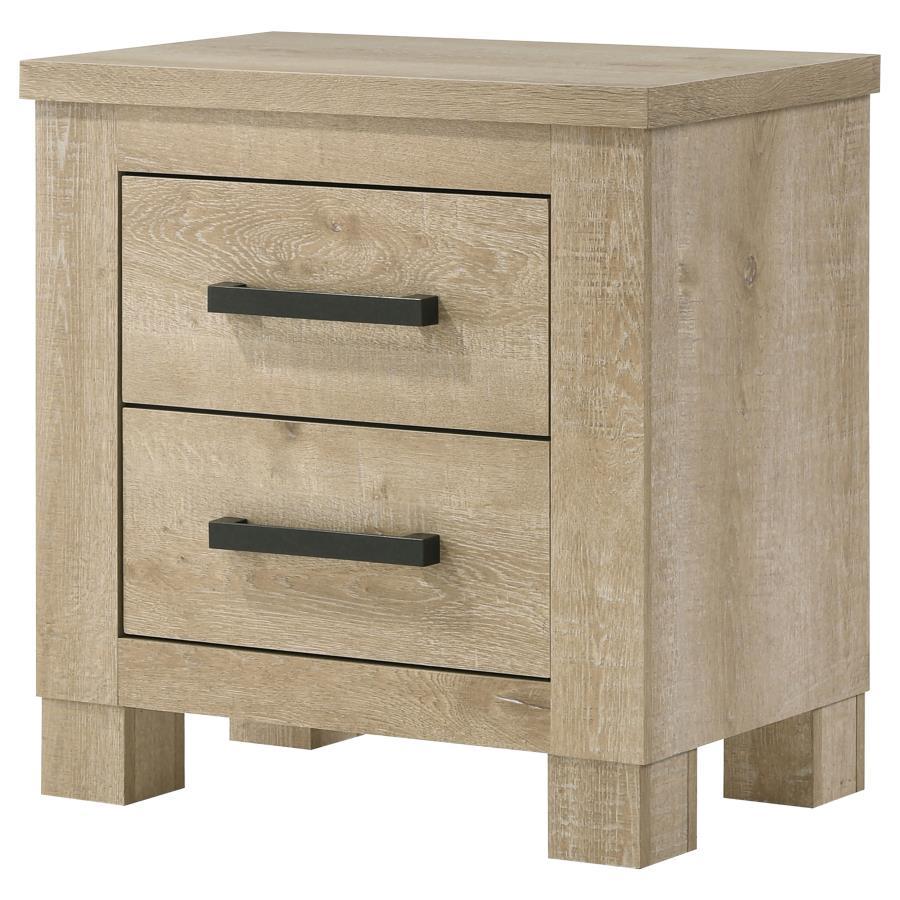 Oakglen 2-Drawer Nightstand Bedside Table