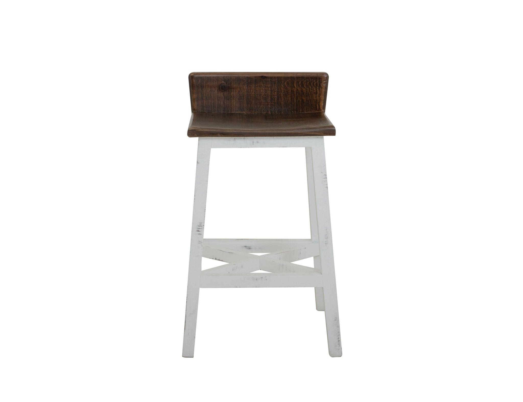 Pueblo - Wooden Seat & Base Stool (Set of 2)
