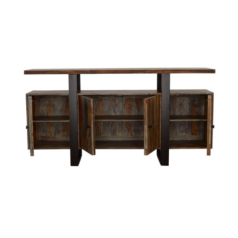Ditman 4-Door Solid Wood Sideboard Buffet