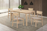 Parkridge - 5-Piece Solid Wood Dining Set