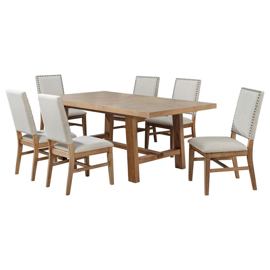 Middleton Extension Leaf Dining Set With Upholstered Chairs