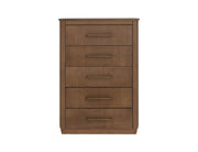 Mezquite 5 Drawer Chest in Brown
