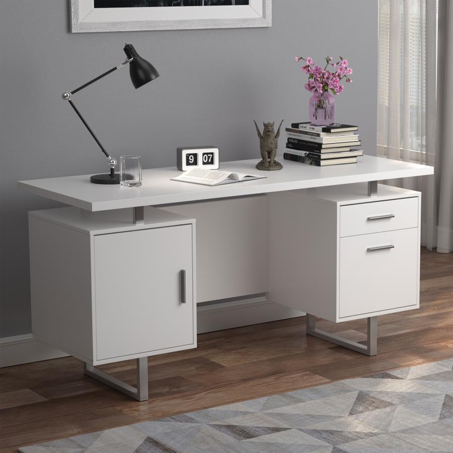 Lawtey 2-Drawer Computer Desk