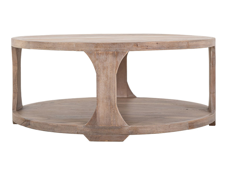 Balam 1 Shelf Table Ivory White