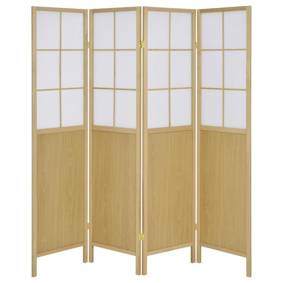 Edwards - 4-Panel Room Divider Folding Shoji Screen