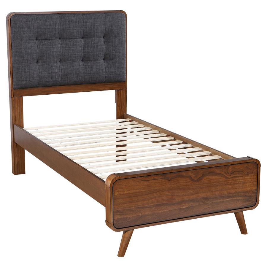 Robyn Mid-Century Wood Panel Bed