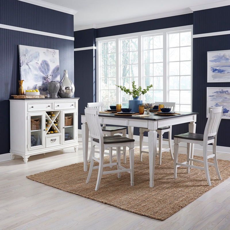 Allyson Park 5 Piece Gathering Table Set