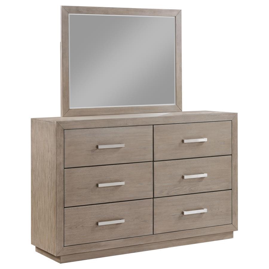 Kenora - 6-Drawer Dresser in Barley Brown Finish