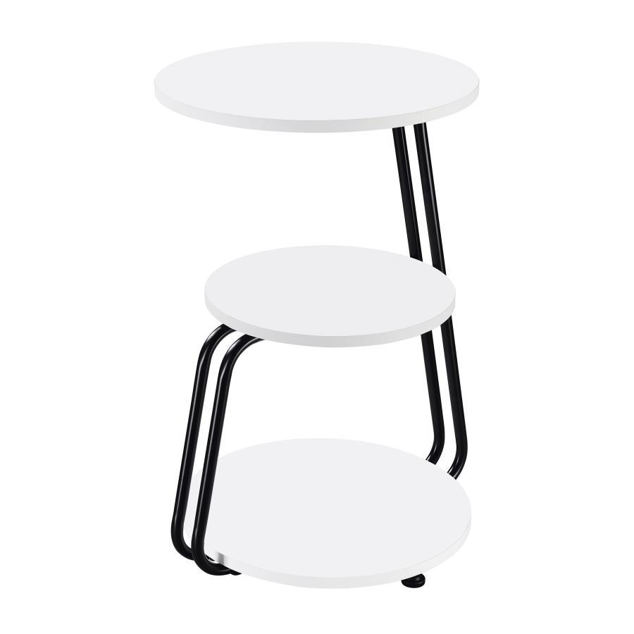 Hilly 3-Tier Round Accent Side Table