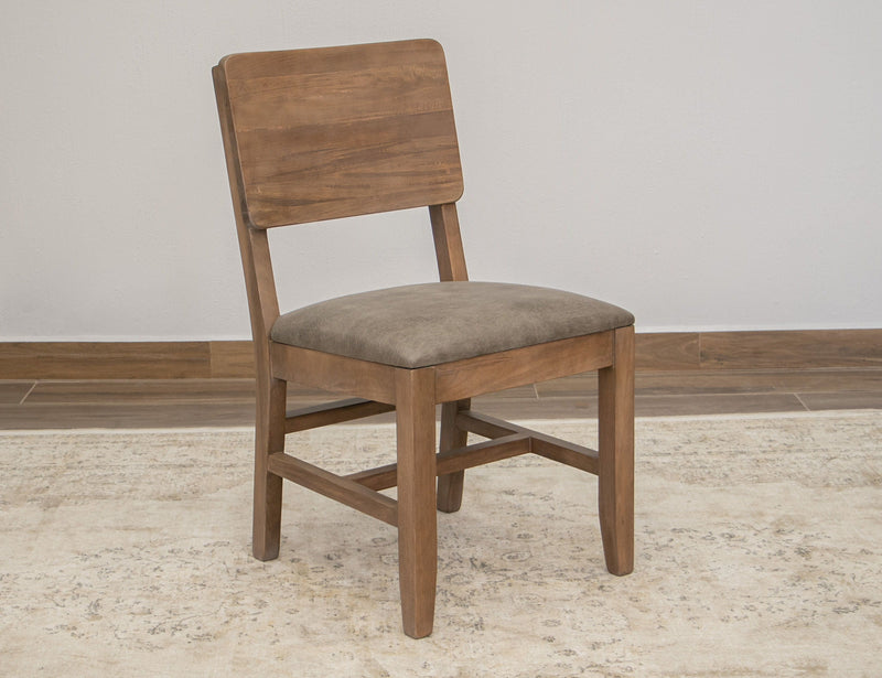 Natural Parota Dining Chair Set of 2