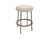 Frida Metal Stool with Wooden Frame