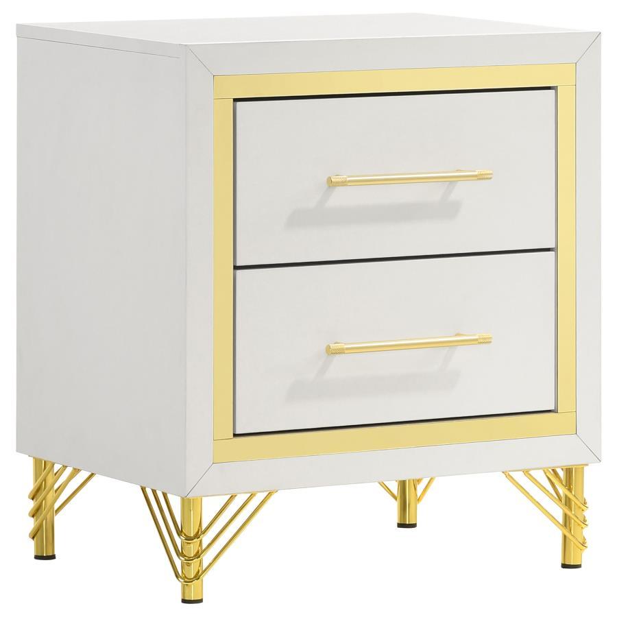 Lucia 2-Drawer Nightstand