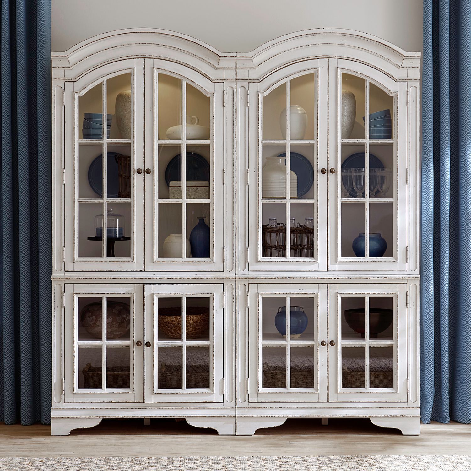 Magnolia Manor 2 Piece Bunching Cabinet Set