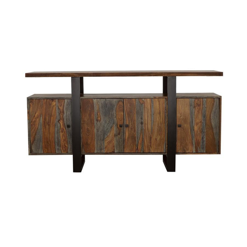 Ditman 4-Door Solid Wood Sideboard Buffet