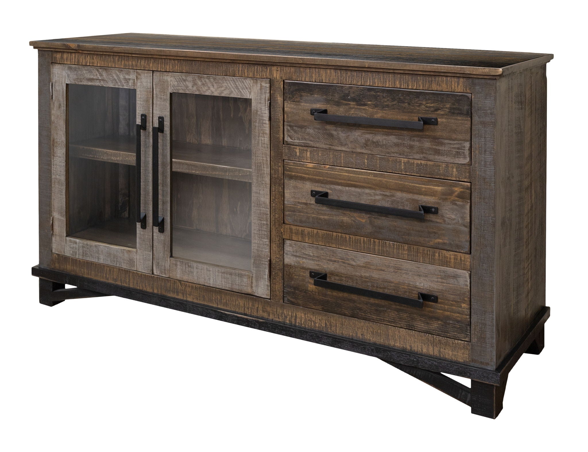 Loft 60" Buffet – Two-Tone Gray
