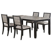 Elodie 5 Piece Rectangular Extension Leaf Dining Set