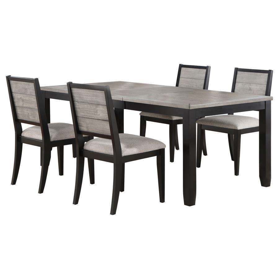 Elodie 5 Piece Rectangular Extension Leaf Dining Set
