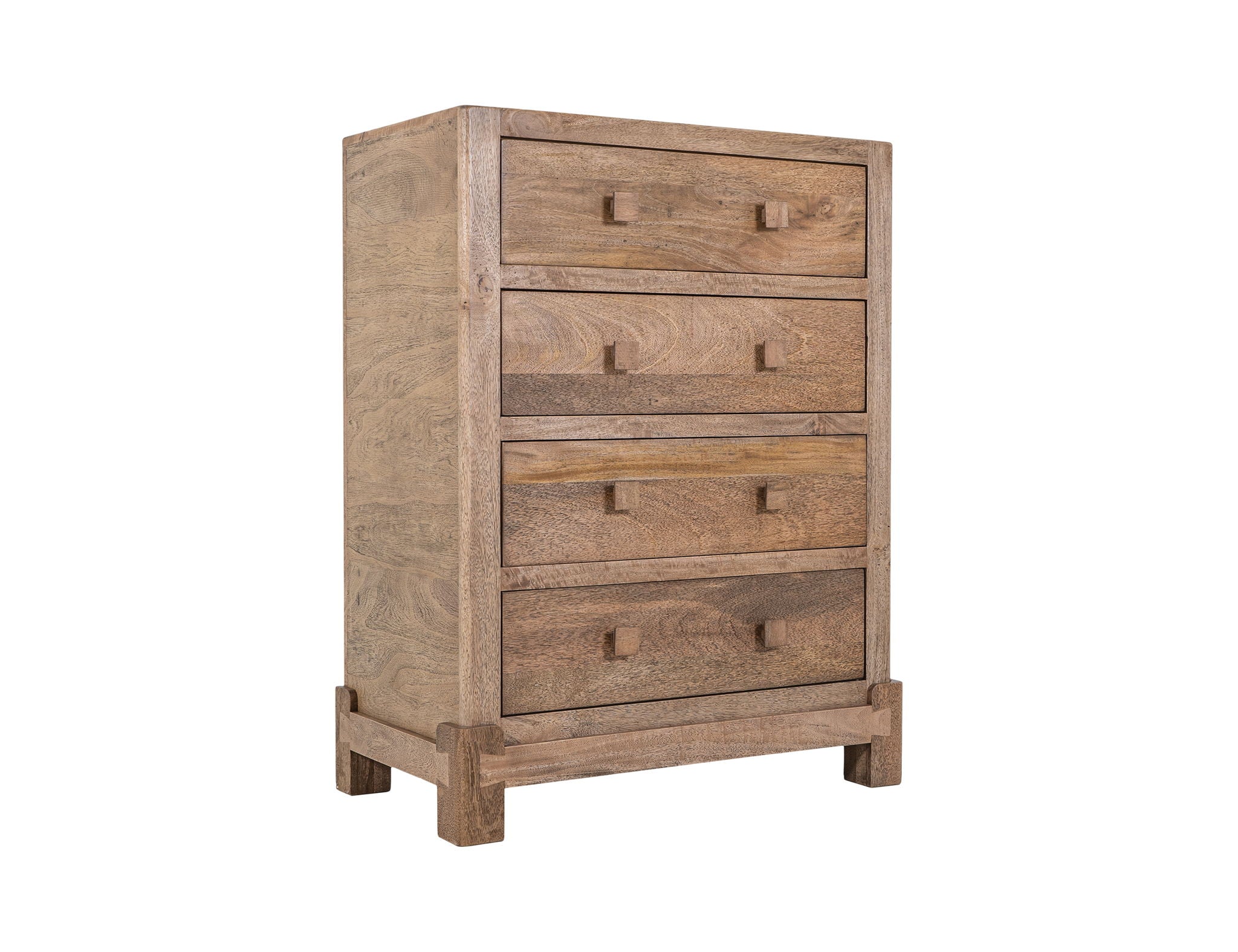 Atenas 4-Drawer Chest in Desert Brown Mango