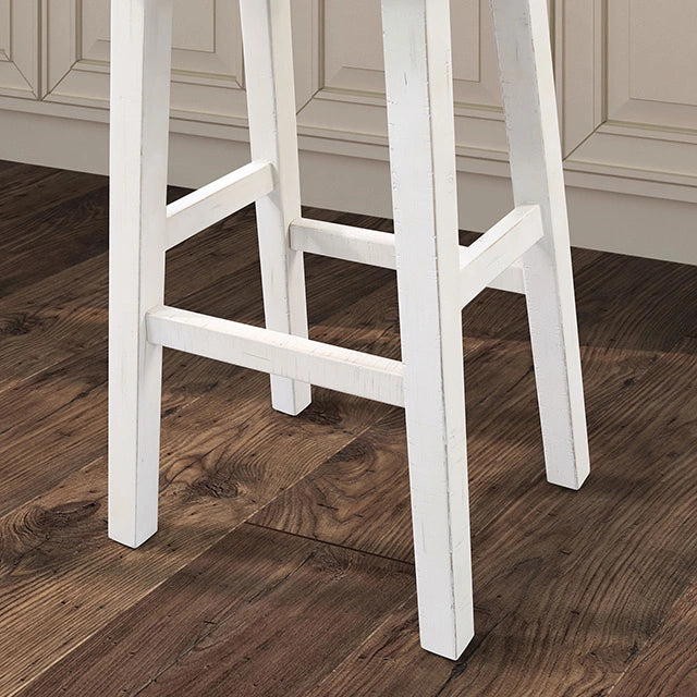 Biasca 29" Stool (2/CTN) White, Brown, & Black