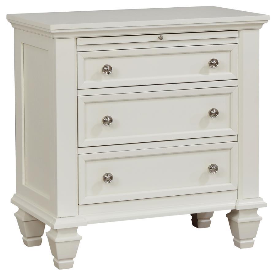Sandy Beach 3-Drawer Nightstand