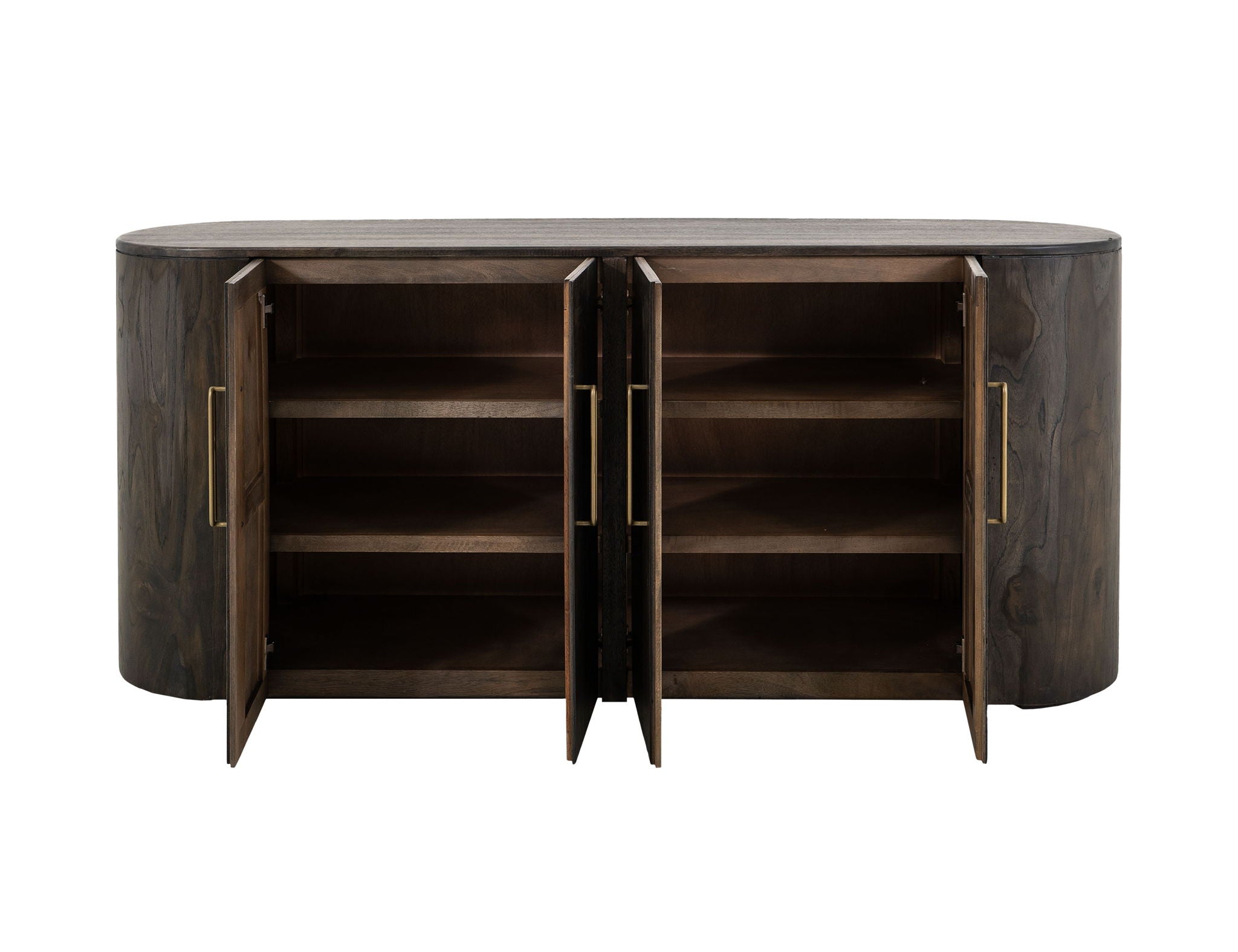 Balam 4-Door Console – Oil Black Mango