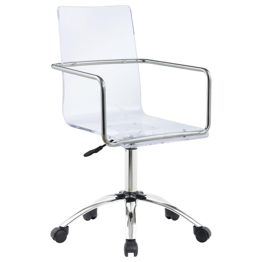 Amaturo - Acrylic Adjustable Office Desk Chair