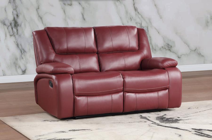 Camila Upholstered Motion Reclining Loveseat