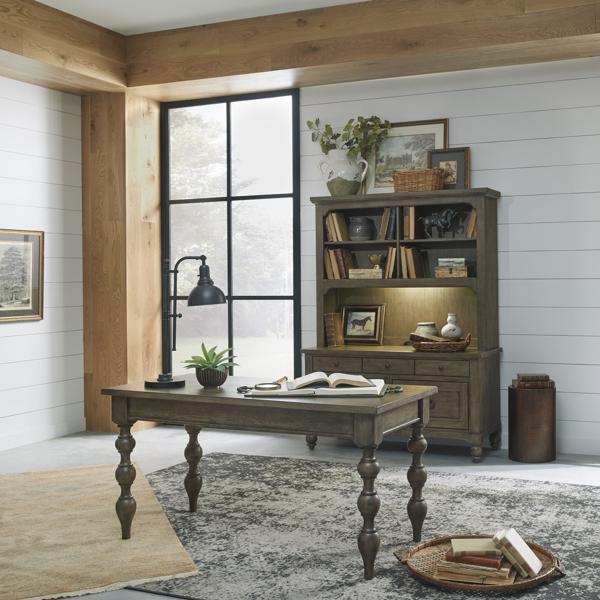 Americana Farmhouse 3 Piece Home Office Set