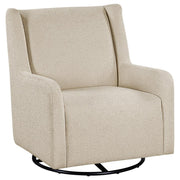 Serra Boucle Upholstered Swivel Glider Recliner