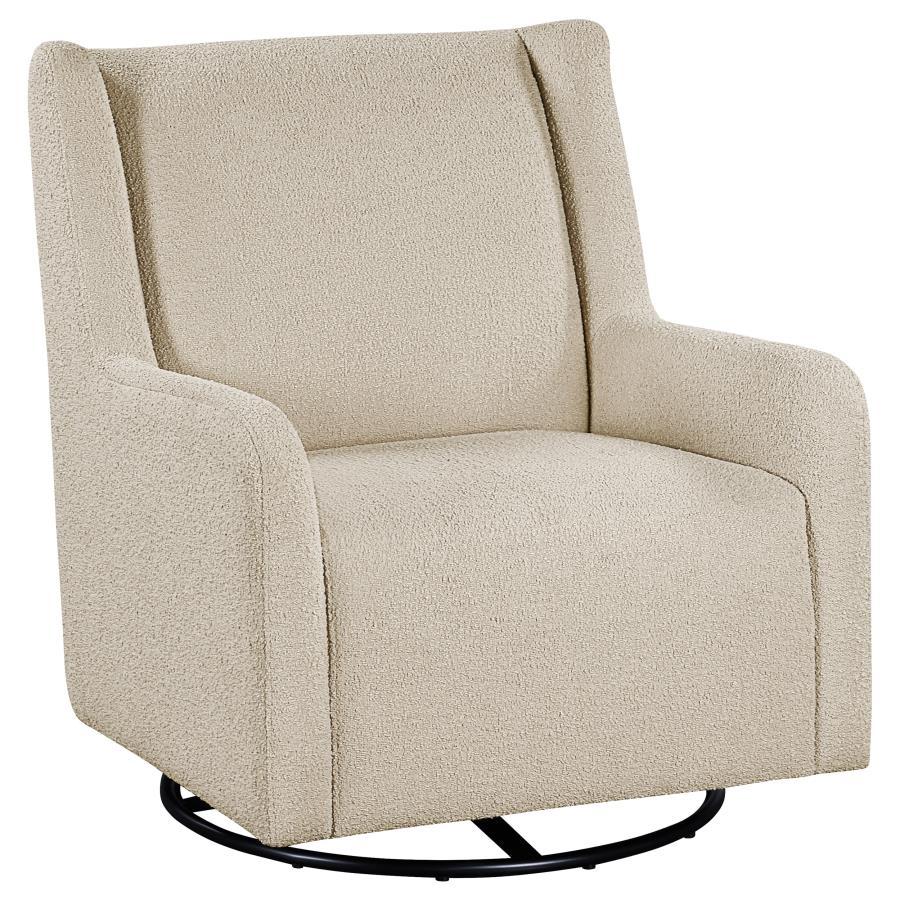 Serra Boucle Upholstered Swivel Glider Recliner