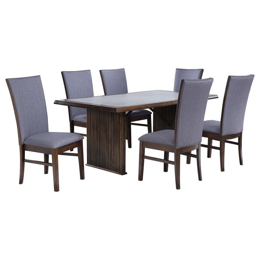 Sherwood 7-Piece Rectangular Dining Table Set
