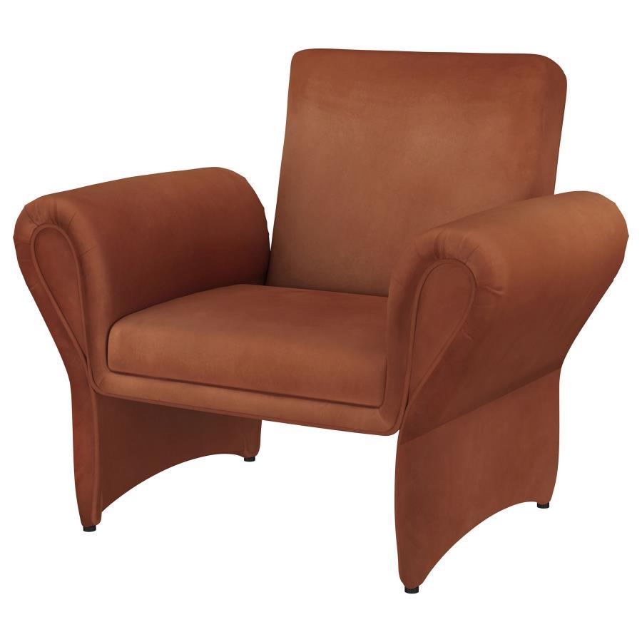 Liana Upholstered Roll Arm Accent Chair
